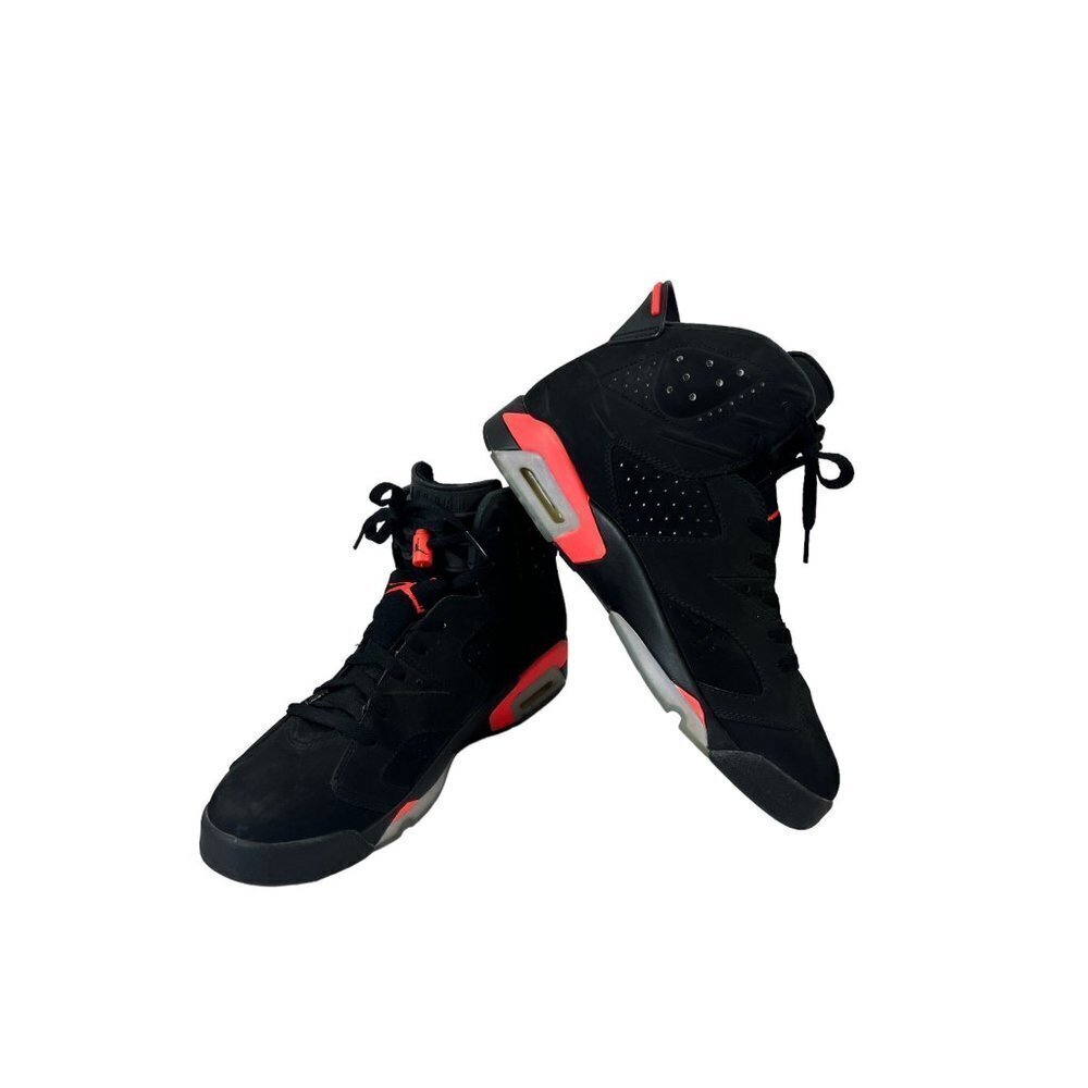 Jordan 6 Retro Infrared Black Men's Sneakers - Picture 2 of 11